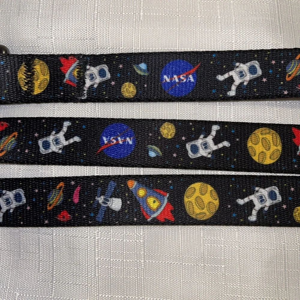 WAUDOG Leash NASA Space Theme Dog Lead Puppy Rocket astronaut Stars Moon 122 cm